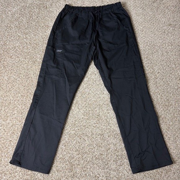 Cherokee Pants - Cherokee Workwear Professionals Black Scrub Pants Womens Medium Short